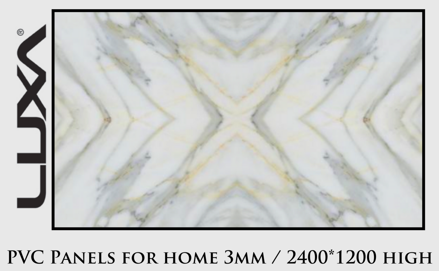 PVC sheet marble finished  (2 pieces ) LSUV038 R/L